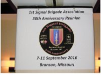 D001 Brigade 2016Reunion BobMotley-50th Anniversary Reunion sign