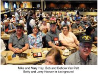S025 Brigade 2016Reunion BobMotley-Mike & Mary Hay, Bob & Debbie Van Pelt, Betty & Jerry Hoover in BG